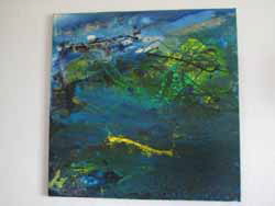 Blaue Emotion_Acryl auf Leinwand_